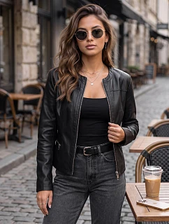 Kurtka damska z  czarna model 22347442 - FashionStreet