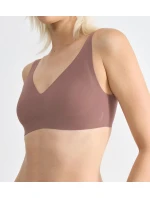 Dámská podprsenka ZERO Feel 2.0 Soft bra - BROWN - sv. hnědá 1141 - SLOGGI