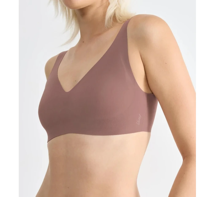 Dámská podprsenka ZERO Feel 2.0 Soft bra - BROWN - sv. hnědá 1141 - SLOGGI