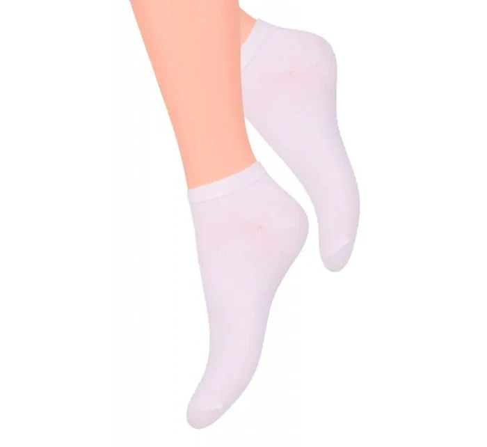 Hladké dámské ponožky Steven art.052
