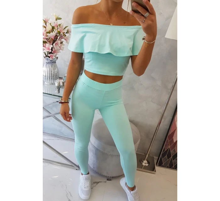 Sada s volánky máta Sada s volánky máta