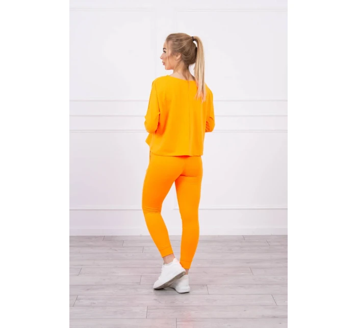 Sada s oranžovým neonovým potiskem Queen Sada s oranžovým neonovým potiskem Queen