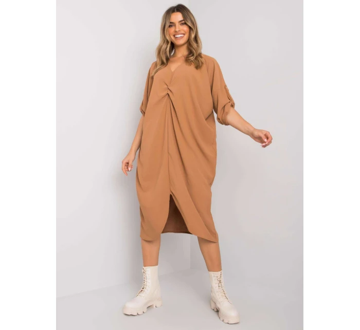 Šaty DHJ SK 20148.20 velbloudů