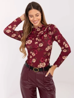 Bluzka IT BZ  bordowy model 21441159 - FPrice