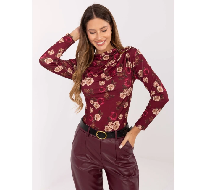 Bluzka IT BZ  bordowy model 21441159 - FPrice