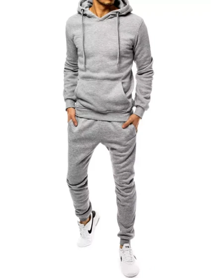 Pánské světle šedé tepláky model 21963006 - Dstreet Pánské světle šedé tepláky model 21963006 - Dstreet