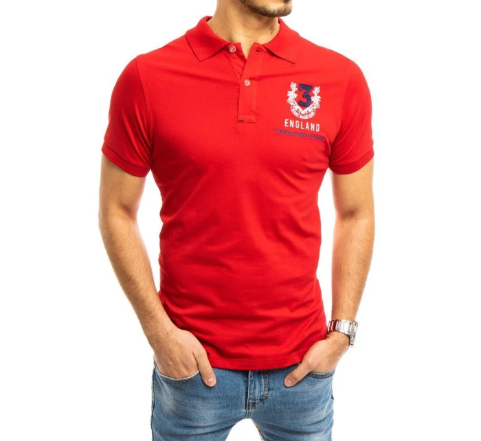 Pánská červená polokošile Dstreet PX0357