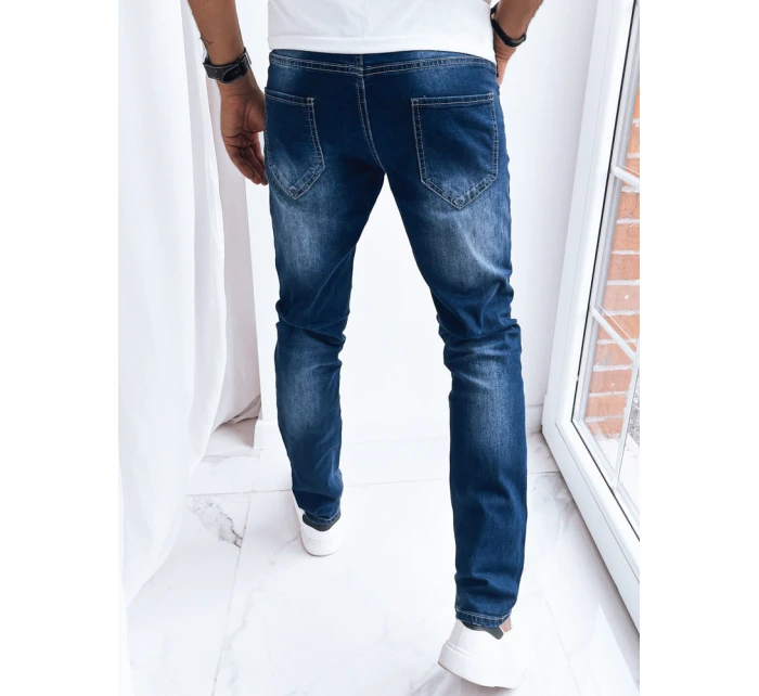Pánské modré džínové kalhoty FashionStreet UX3990 Pánské modré džínové kalhoty FashionStreet UX3990