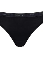 Dámské kalhotky 24/7 100 Tai - BLACK - černé 0004 - SLOGGI