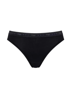 Dámské kalhotky 24/7 100 Tai - BLACK - černé 0004 - SLOGGI