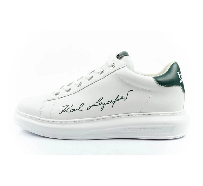 pánské tenisky model 22056007 z přírodní kůže bílé - Karl Lagerfeld