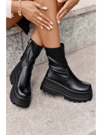 Boty Na Masivní Platformě Černé Florinara Boty Na Masivní Platformě Černé Florinara