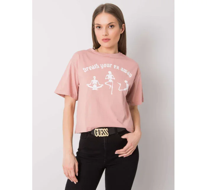 Tričko 157 TS 0086.60P tmavě růžové