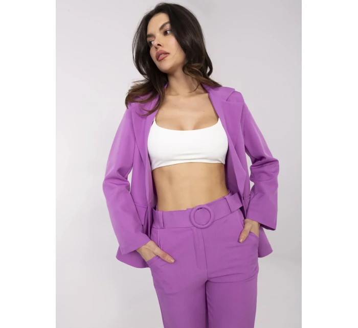 Kalhoty DHJ SP 18737.08 fialové Kalhoty DHJ SP 18737.08 fialové