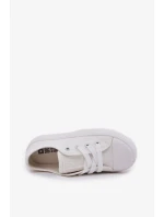 Dětské plátěné tenisky Big Star - bílé Dětské plátěné tenisky Big Star - bílé