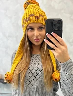 Dámská ušanka Nadia K321 hořčicová - Oliwier