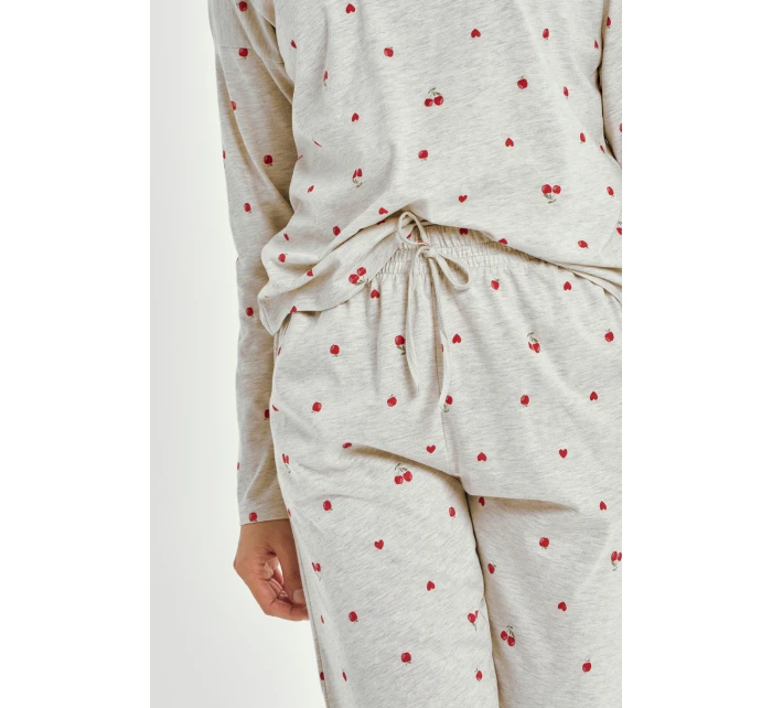 3430 DÁMSKÉ DLOUHÉ PYŽAMO ADELE S-XL