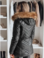 Dámská prošívaná zimní bunda SOLARIS černá FashionStreet TY4007 Dámská prošívaná zimní bunda SOLARIS černá FashionStreet TY4007