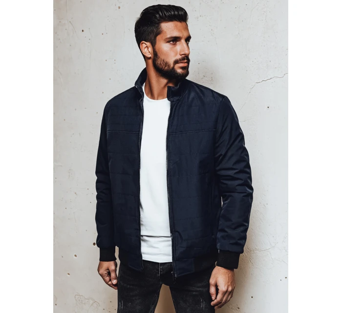 FashionStreet pánská tmavě modrá přechodná bunda TX5006 FashionStreet pánská tmavě modrá přechodná bunda TX5006