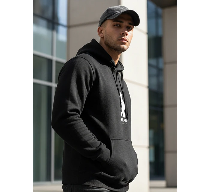 Pánská mikina BEAR černá FashionStreet NX0062B