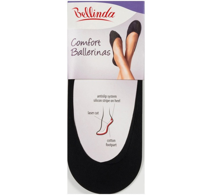 Balerínkové ponožky COMFORT BALLERINAS - BELLINDA - černá