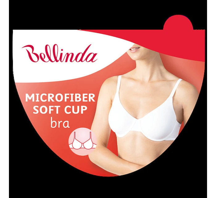 Dámská nevyztužená podprsenka MICROFIBER SOFT CUP BRA - BELLINDA - černá Dámská nevyztužená podprsenka MICROFIBER SOFT CUP BRA - BELLINDA - černá