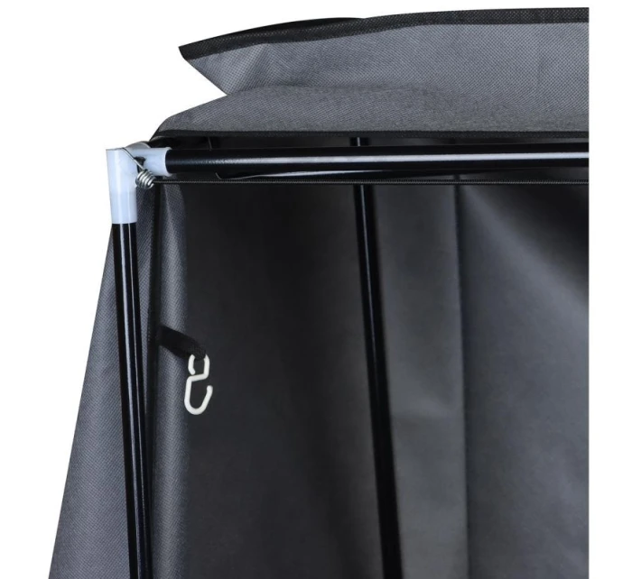 168x45x172CM TEXTILNÍ ZAHRADNICTVÍ Tmavě šedá 45238 168x45x172CM TEXTILNÍ ZAHRADNICTVÍ Tmavě šedá 45238