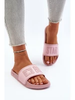 Dámské Žabky Big Star model 21651547 Růžové - Big Star Shoes Dámské Žabky Big Star model 21651547 Růžové - Big Star Shoes