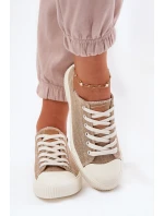 Dámské Textilní Tenisky Big Star RR274795 Béžové Dámské Textilní Tenisky Big Star RR274795 Béžové