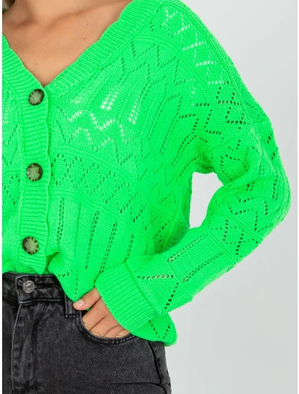 Dámský svetr LC SW model 17650220 fluo zelená - FPrice