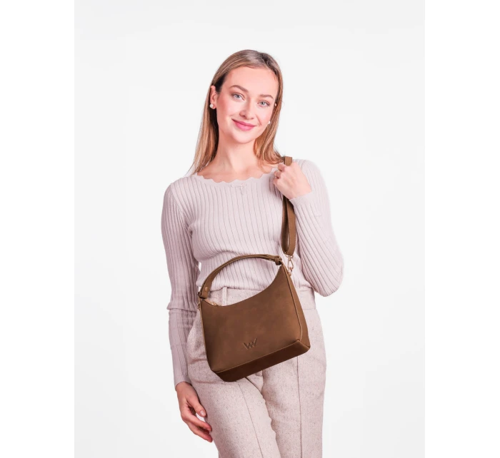 Dámská kabelka Vuch Nera Suede Brown