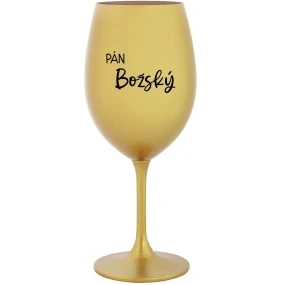 PÁN BOŽSKÝ - zlatý pohár na víno 350 ml PÁN BOŽSKÝ - zlatý pohár na víno 350 ml