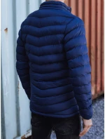 Pánská přechodná prošívaná bunda tmavě modrá TX4934 Pánská přechodná prošívaná bunda tmavě modrá TX4934