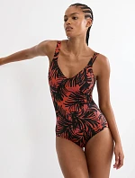 SUMMER PALM – Plavky s kosticemi pro tvarovanou podporu Triumph