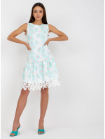 Dámské šaty 506985 1.26 bílo-mint - FPrice