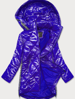 Lehká lesklá dámská bunda v chrpové barvě s model 16982574 - Libland