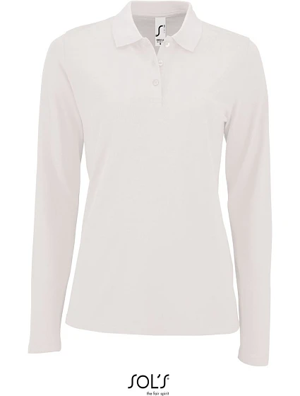 SOL'S Perfect LSL Women Dámské piqué polo s dlouhým rukávem 25.2083 white SOL'S Perfect LSL Women Dámské piqué polo s dlouhým rukávem 25.2083 white