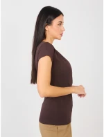Tričko RV TS 5636.03X tmavě hnědé