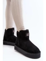 Veganské voděodolné sněhule na platformě D.Franklin černý