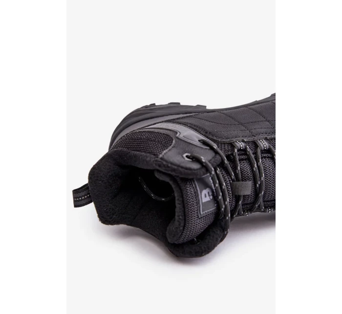 Zateplené Lehká Pánská Trekingová Obuv McBraun Černá Zateplené Lehká Pánská Trekingová Obuv McBraun Černá