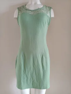 Dámské šaty 22080 zelené - FPrice