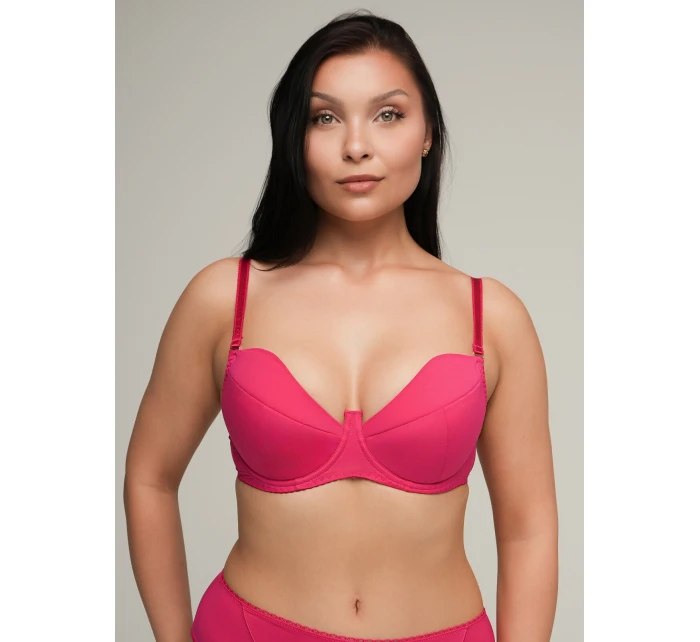 Ava 2204 Fuchsiová push-up podprsenka