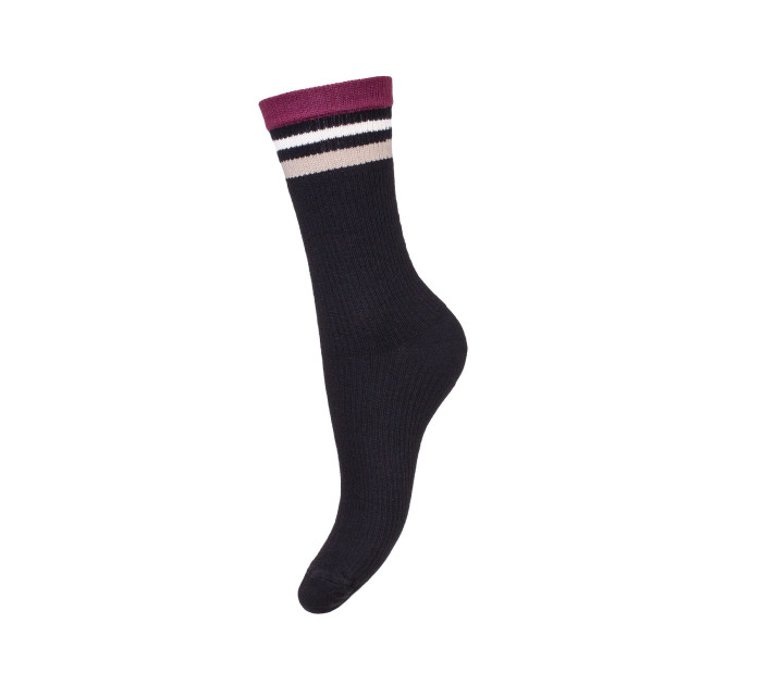 Dámské ponožky model 17657495 Žebrované s proužky 3741 - Milena