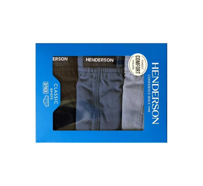 Pánské slipy 3 pack 1446 Basic k665 - HENDERSON Pánské slipy 3 pack 1446 Basic k665 - HENDERSON