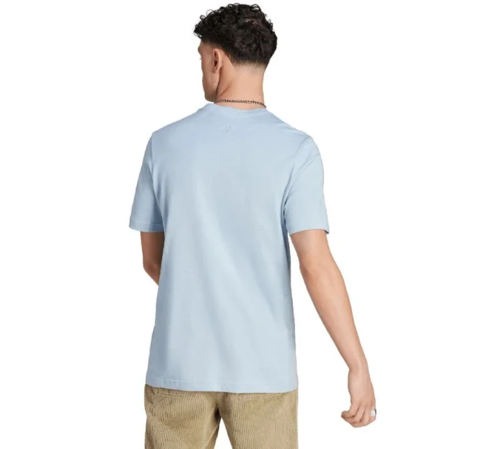 Tričko adidas Essentials Single Jersey Linear s vyšitým logem M IJ8651