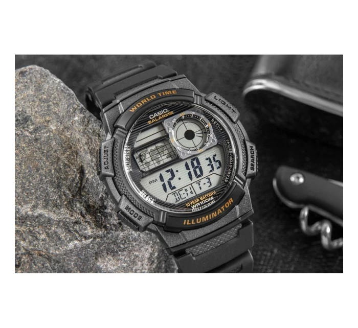 Pánské hodinky CASIO AE-1000W-1AVDF + BOX