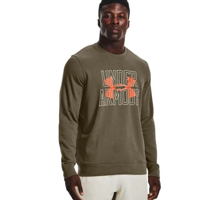 Pánské tričko UA Rival Terry Logo Crew M 1370391 361 - Under Armour Pánské tričko UA Rival Terry Logo Crew M 1370391 361 - Under Armour