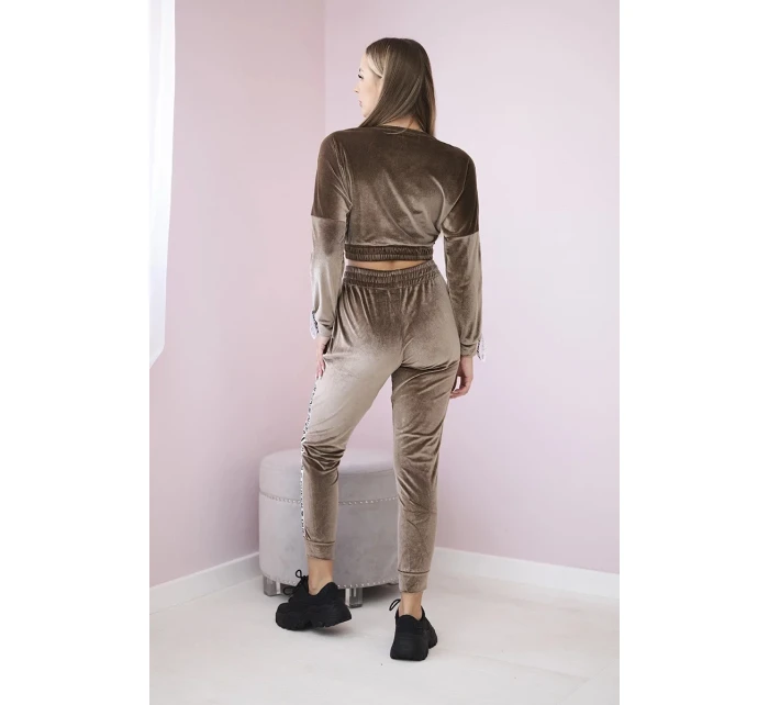 Sada veluru Queen cappuccino Sada veluru Queen cappuccino