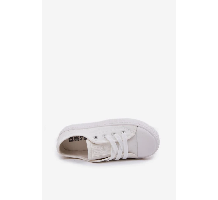 Dětské Šněrovací Boty Big Star model 21693054 Bílé - Big Star Shoes Dětské Šněrovací Boty Big Star model 21693054 Bílé - Big Star Shoes