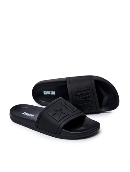 Pánské Klasické Nazouváky Big Star Černé DD174690